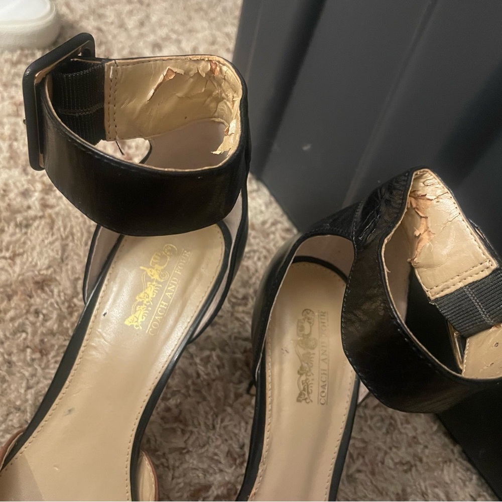 Coach Heels size 9.5 - Picture 5 of 6